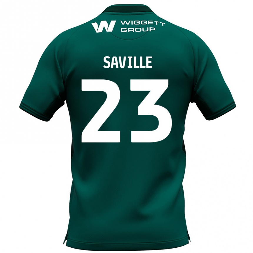 Niño Fútbol Camiseta George Saville #23 Verde 2ª Equipación 2024/25 México