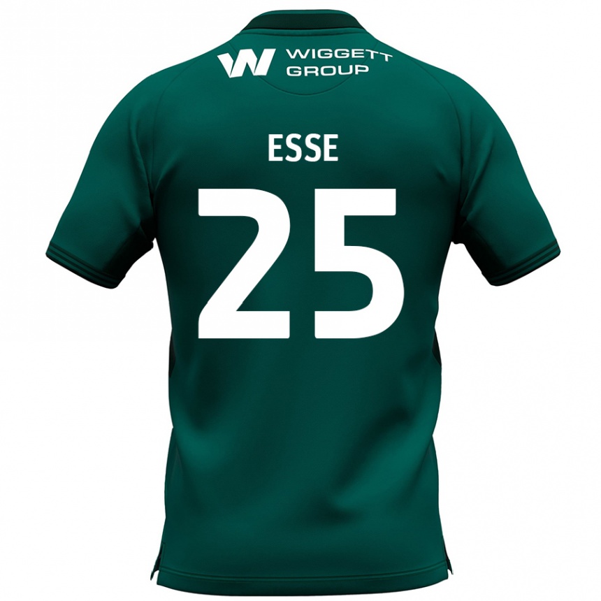 Niño Fútbol Camiseta Romain Esse #25 Verde 2ª Equipación 2024/25 México