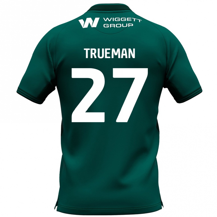 Niño Fútbol Camiseta Connal Trueman #27 Verde 2ª Equipación 2024/25 México