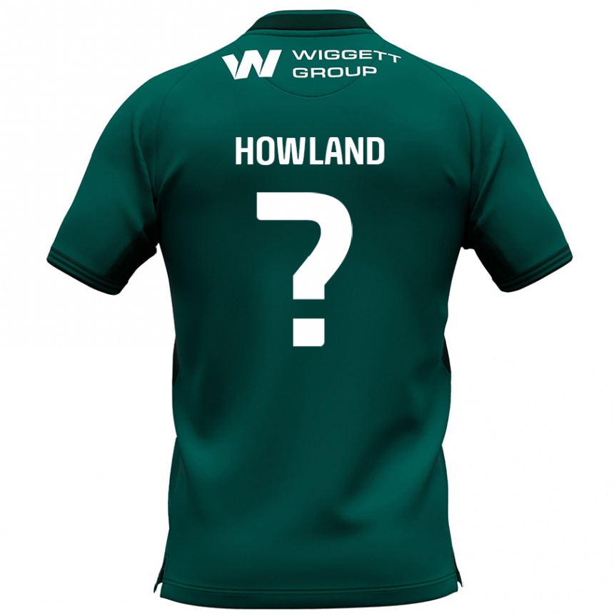 Niño Fútbol Camiseta Jack Howland #0 Verde 2ª Equipación 2024/25 México