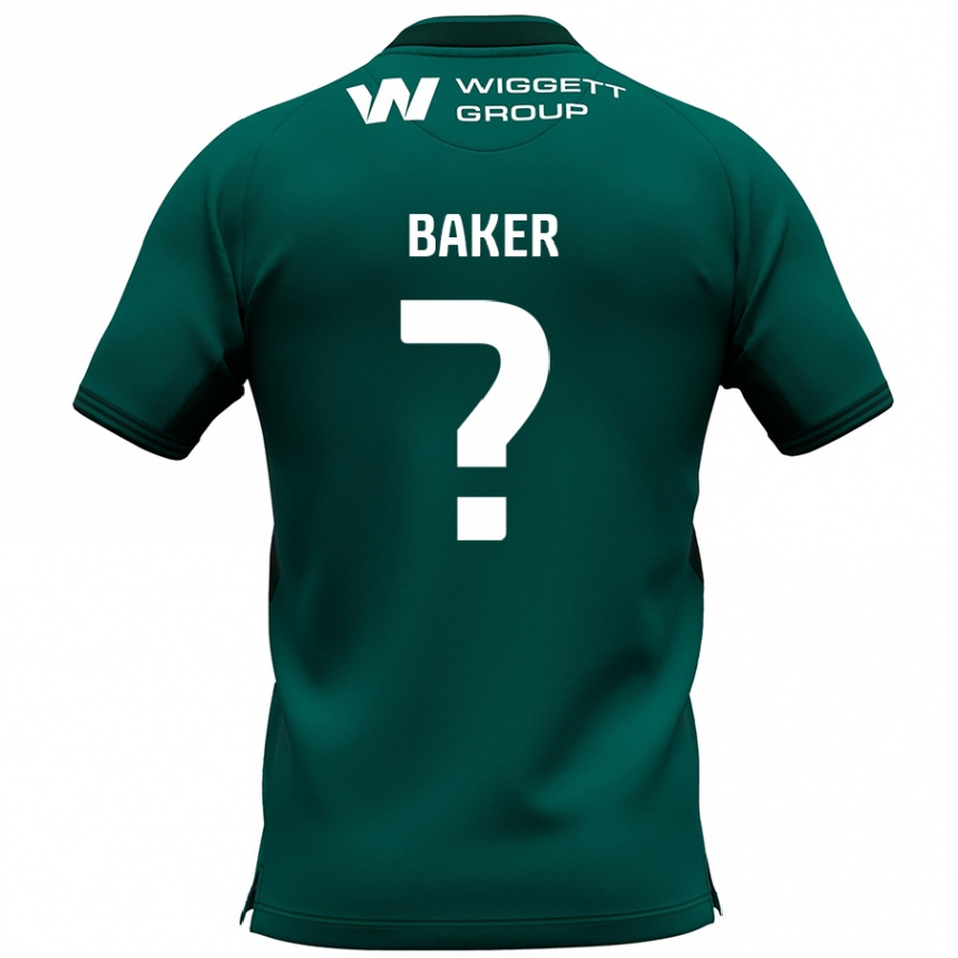 Niño Fútbol Camiseta Frankie Baker #0 Verde 2ª Equipación 2024/25 México