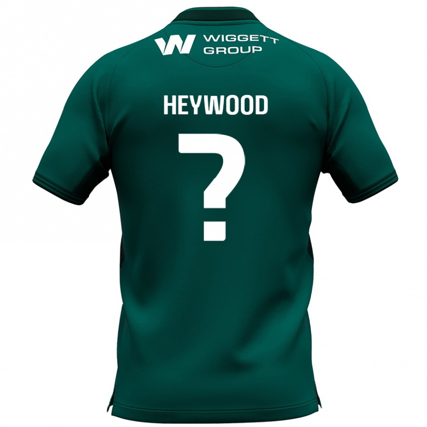 Niño Fútbol Camiseta Kavalli Heywood #0 Verde 2ª Equipación 2024/25 México