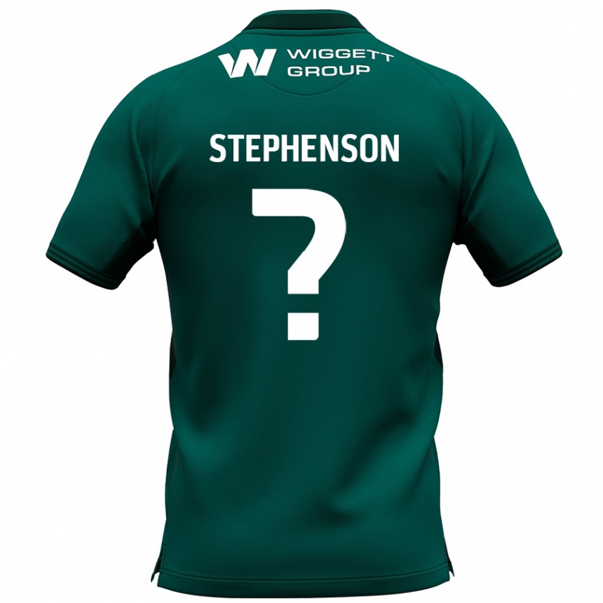 Niño Fútbol Camiseta Joshua Stephenson #0 Verde 2ª Equipación 2024/25 México