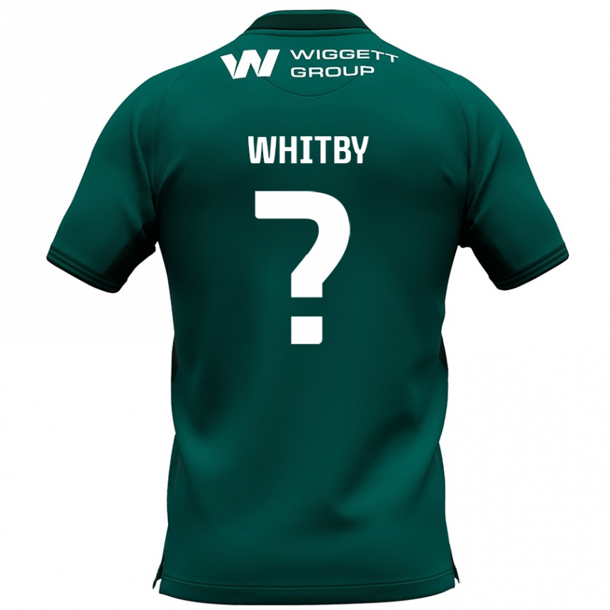 Niño Fútbol Camiseta Oliver Whitby #0 Verde 2ª Equipación 2024/25 México