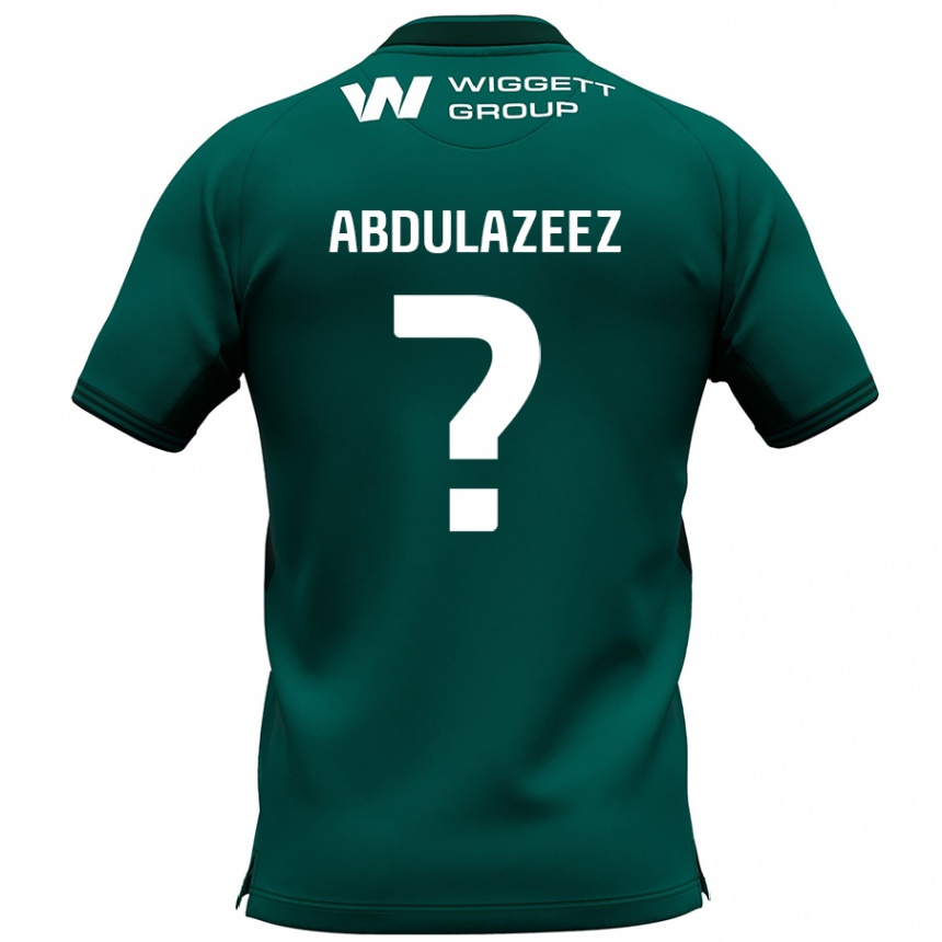 Niño Fútbol Camiseta Abdulahi Abdulazeez #0 Verde 2ª Equipación 2024/25 México