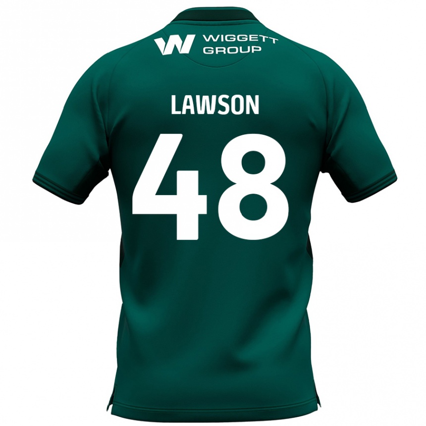 Niño Fútbol Camiseta Sha'mar Lawson #48 Verde 2ª Equipación 2024/25 México