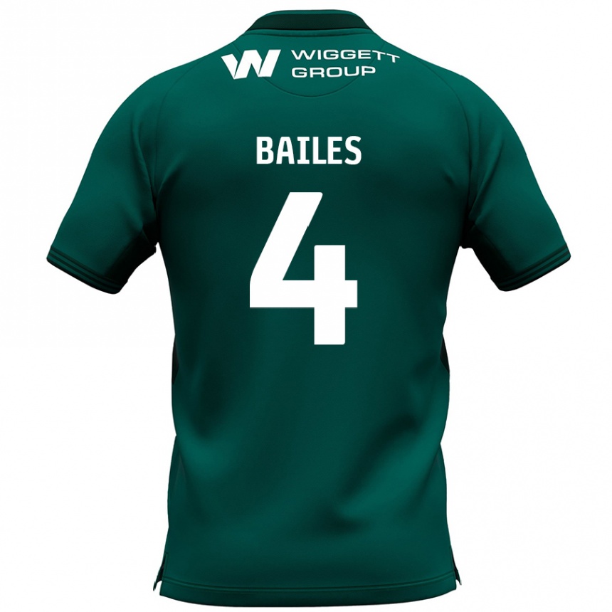 Niño Fútbol Camiseta Freya Bailes #4 Verde 2ª Equipación 2024/25 México