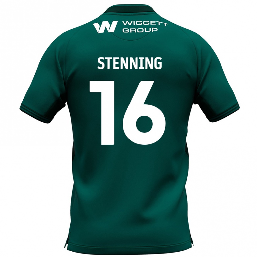 Niño Fútbol Camiseta Ellie Stenning #16 Verde 2ª Equipación 2024/25 México