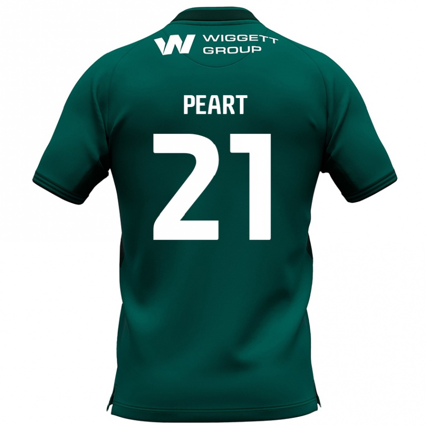 Niño Fútbol Camiseta Kalani Peart #21 Verde 2ª Equipación 2024/25 México