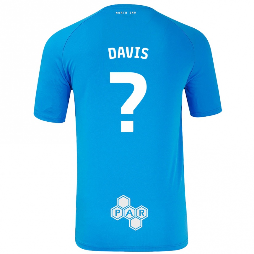 Niño Fútbol Camiseta Tommy Davis #0 Azul Cielo 2ª Equipación 2024/25 México