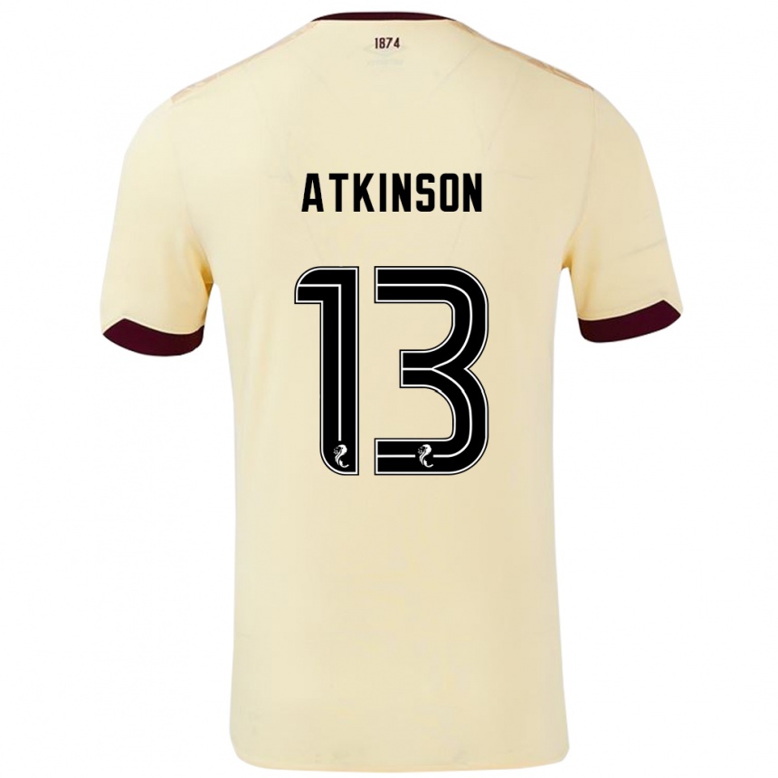 Niño Fútbol Camiseta Nathaniel Atkinson #13 Crema Burdeos 2ª Equipación 2024/25 México