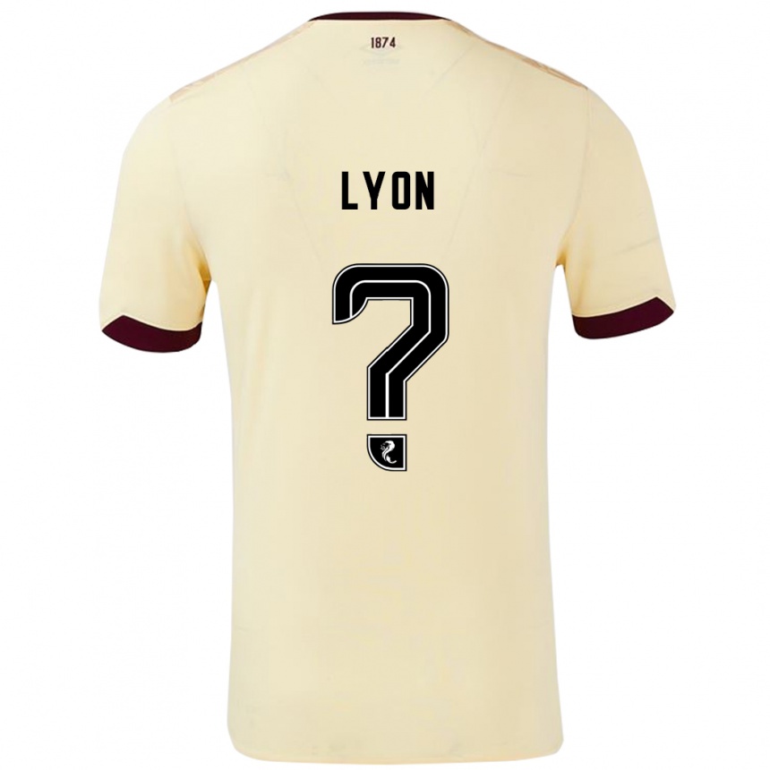 Niño Fútbol Camiseta Jack Lyon #0 Crema Burdeos 2ª Equipación 2024/25 México