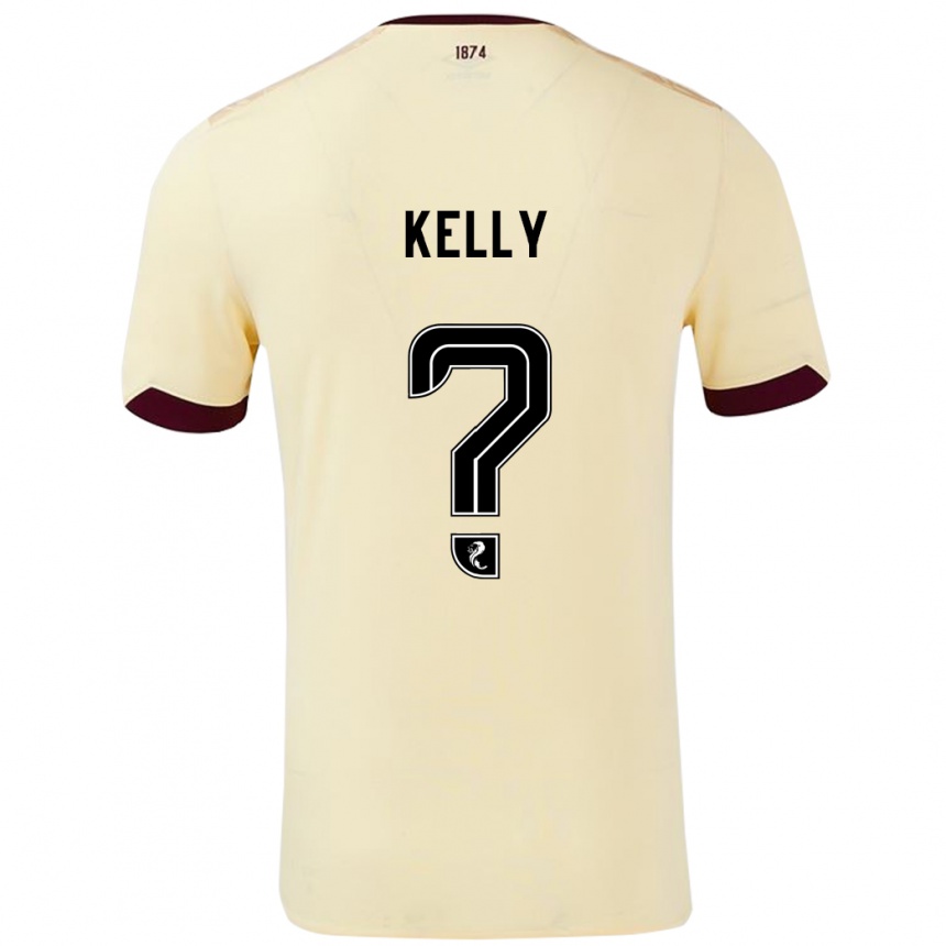 Niño Fútbol Camiseta Ryan Kelly #0 Crema Burdeos 2ª Equipación 2024/25 México