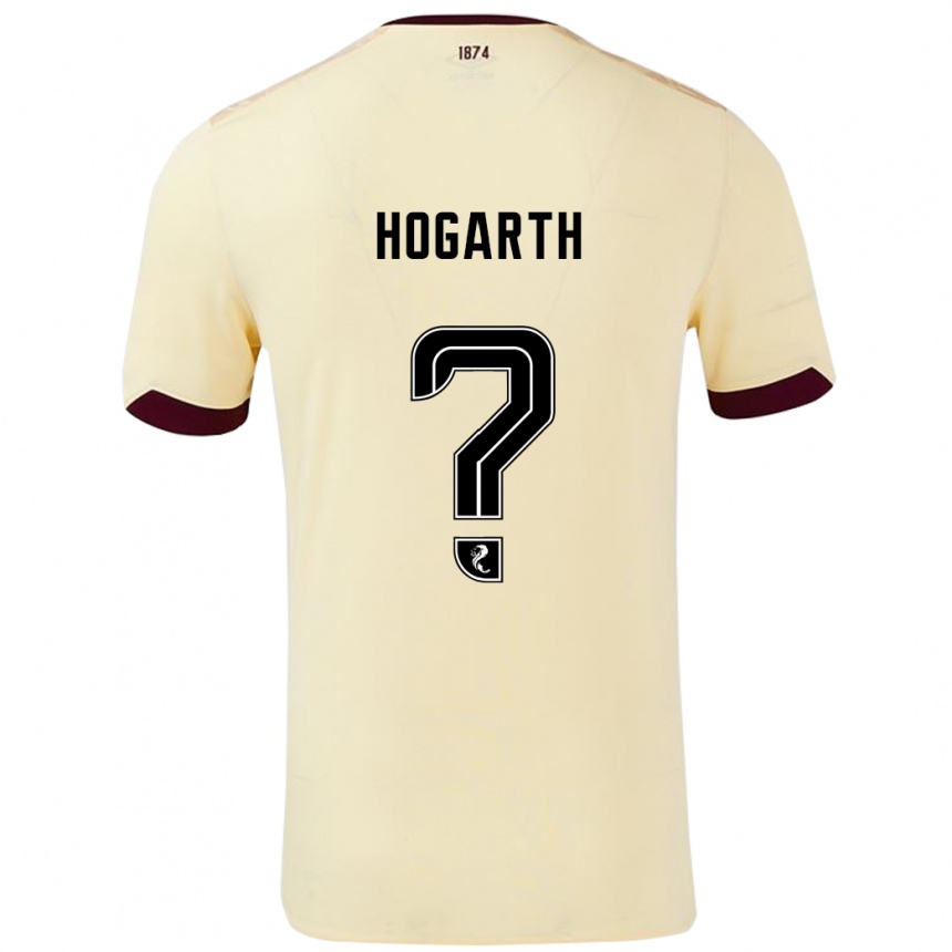 Niño Fútbol Camiseta Taylor Hogarth #0 Crema Burdeos 2ª Equipación 2024/25 México