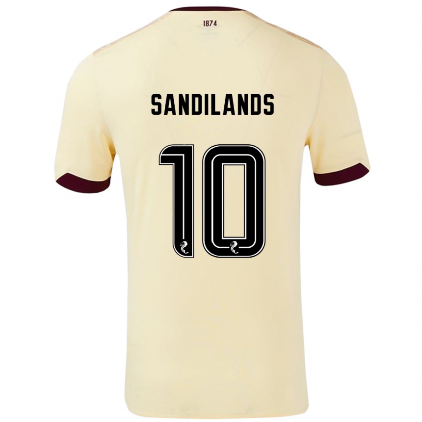 Niño Fútbol Camiseta Callum Sandilands #10 Crema Burdeos 2ª Equipación 2024/25 México