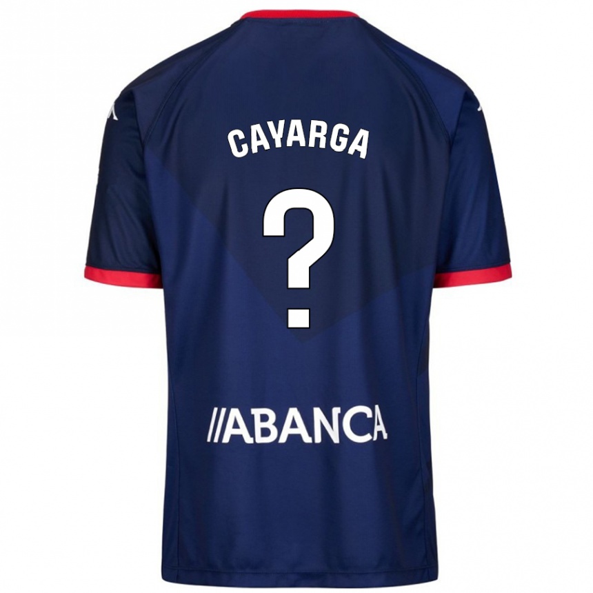 Niño Fútbol Camiseta Berto Cayarga #14 Azul Marino 2ª Equipación 2024/25 México