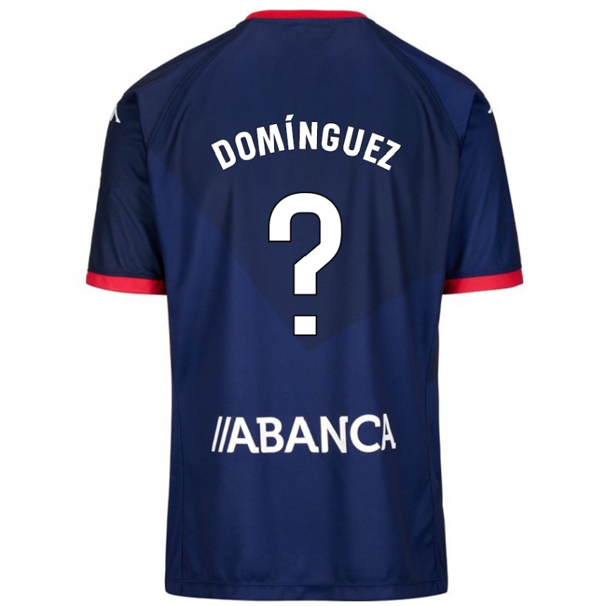 Niño Fútbol Camiseta David Domínguez #0 Azul Marino 2ª Equipación 2024/25 México