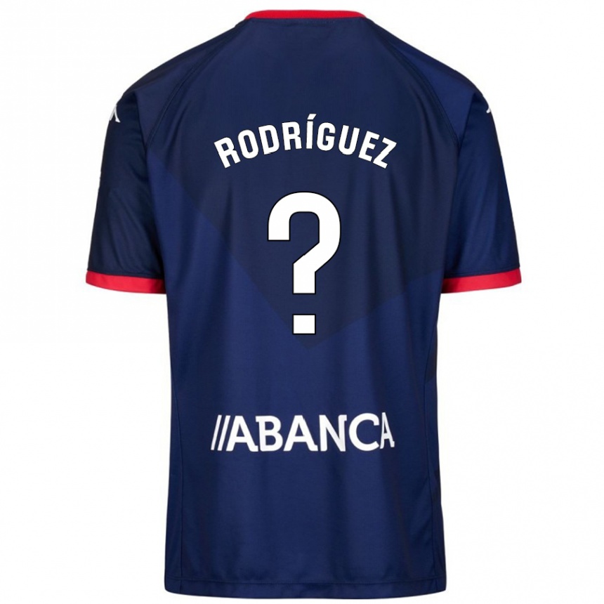 Niño Fútbol Camiseta Carlos Rodríguez #0 Azul Marino 2ª Equipación 2024/25 México