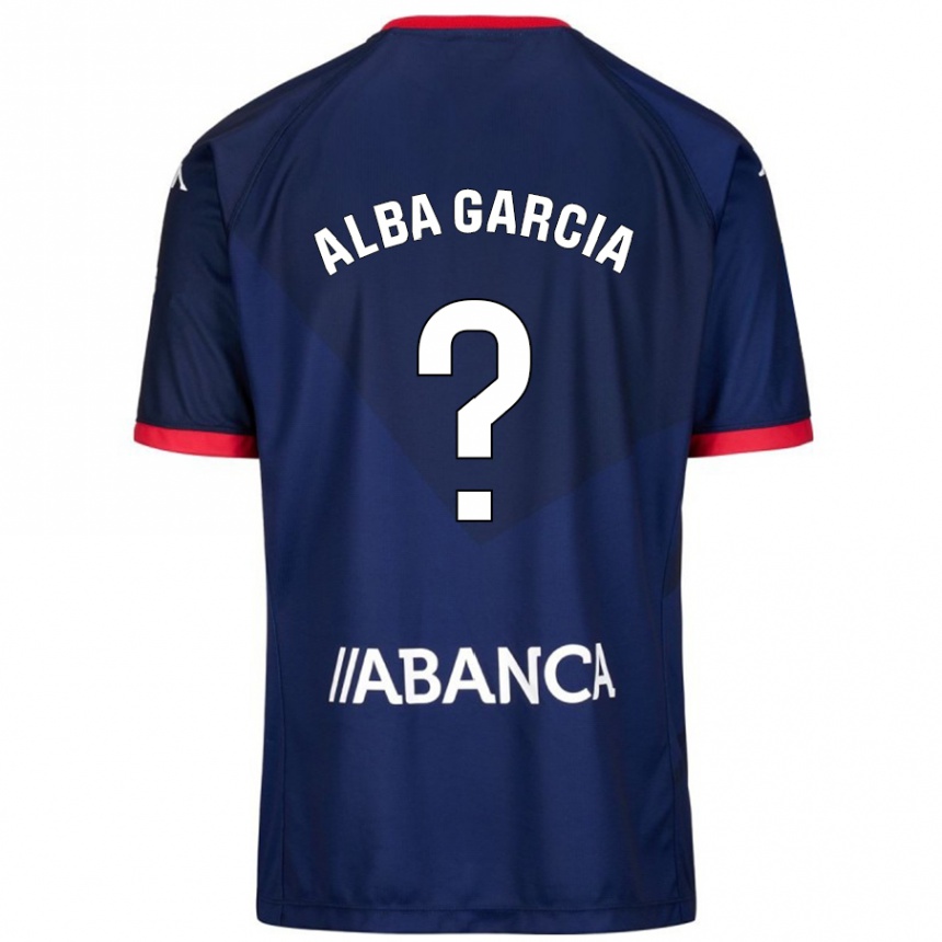 Niño Fútbol Camiseta Lucía Alba García #13 Azul Marino 2ª Equipación 2024/25 México