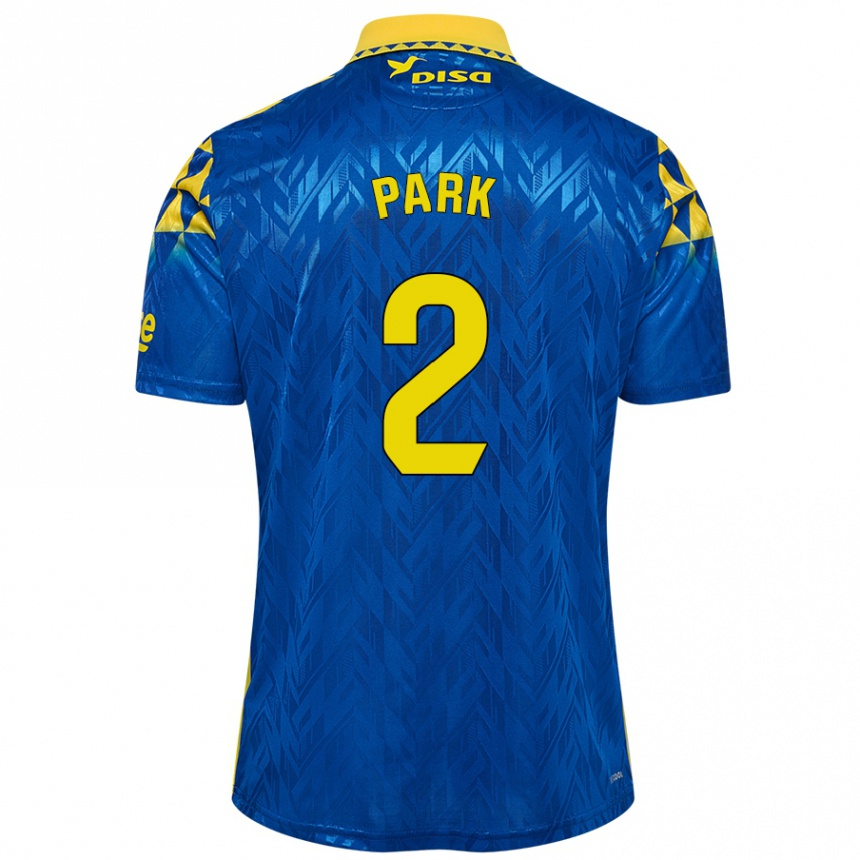 Niño Fútbol Camiseta Marvin Park #2 Azul Amarillo 2ª Equipación 2024/25 México