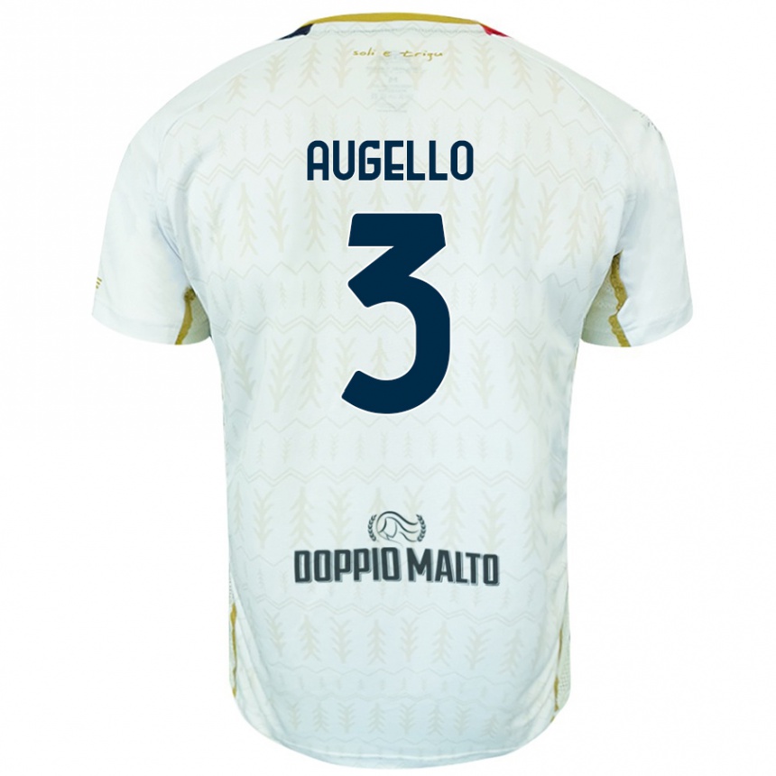 Niño Fútbol Camiseta Tommaso Augello #3 Blanco 2ª Equipación 2024/25 México