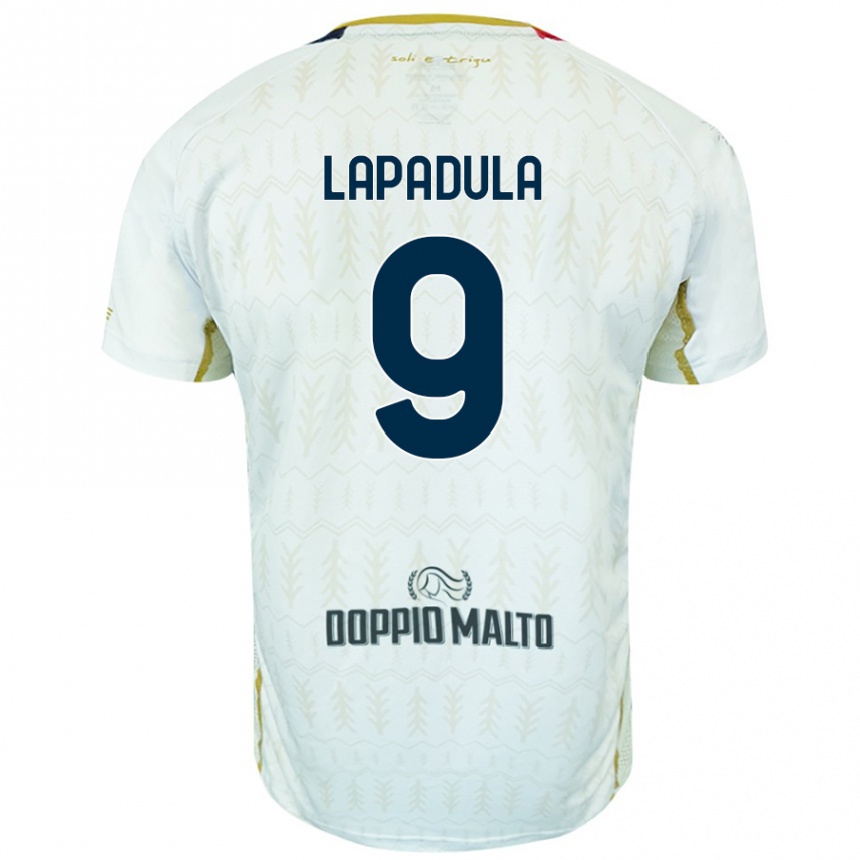 Niño Fútbol Camiseta Gianluca Lapadula #9 Blanco 2ª Equipación 2024/25 México