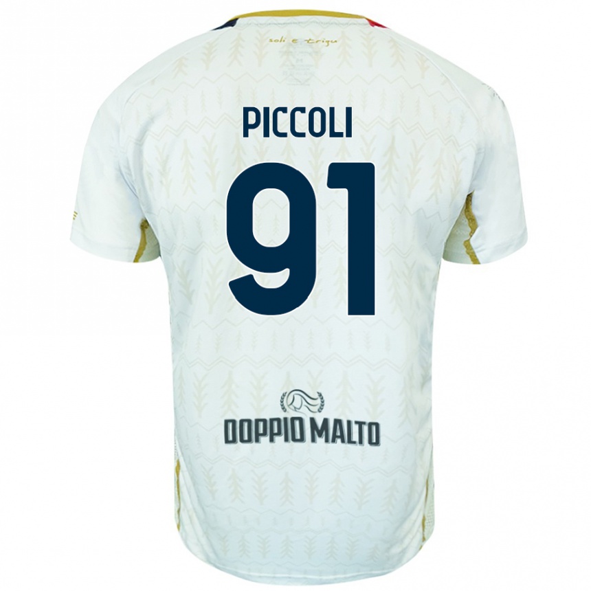 Niño Fútbol Camiseta Roberto Piccoli #91 Blanco 2ª Equipación 2024/25 México