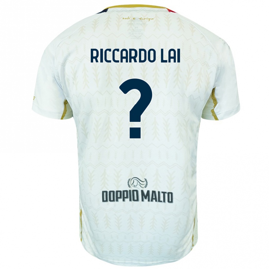 Niño Fútbol Camiseta Riccardo Lai #0 Blanco 2ª Equipación 2024/25 México