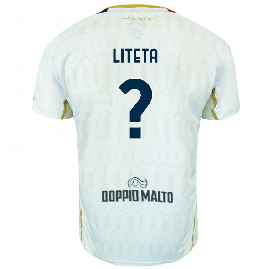 Niño Fútbol Camiseta Joseph Liteta #0 Blanco 2ª Equipación 2024/25 México