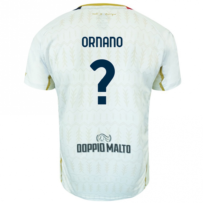 Niño Fútbol Camiseta Marco Ornano #0 Blanco 2ª Equipación 2024/25 México