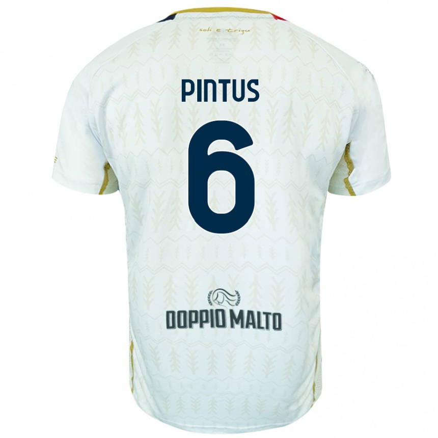 Niño Fútbol Camiseta Nicola Pintus #6 Blanco 2ª Equipación 2024/25 México