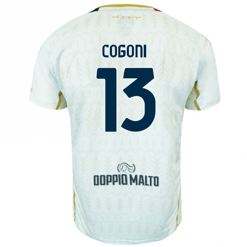 Niño Fútbol Camiseta Andrea Cogoni #13 Blanco 2ª Equipación 2024/25 México