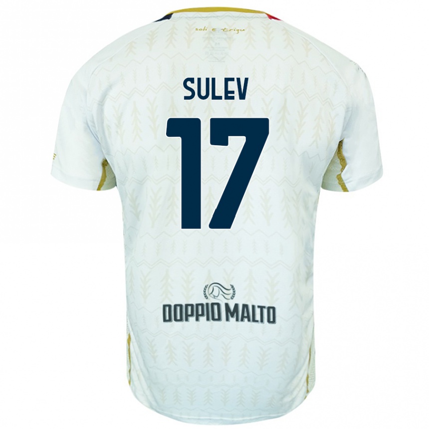 Niño Fútbol Camiseta Ivan Sulev #17 Blanco 2ª Equipación 2024/25 México