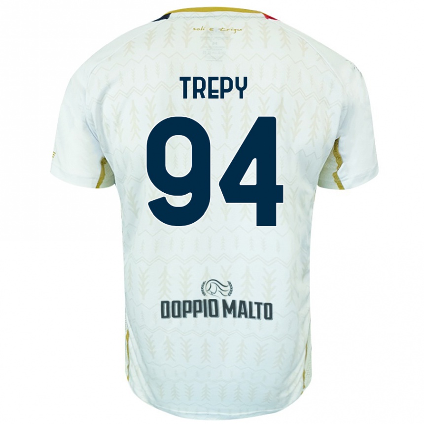 Niño Fútbol Camiseta Yael Trepy #94 Blanco 2ª Equipación 2024/25 México