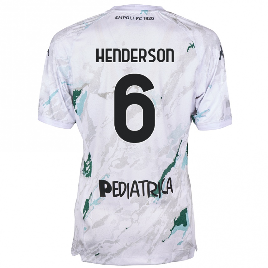 Niño Fútbol Camiseta Liam Henderson #6 Gris 2ª Equipación 2024/25 México