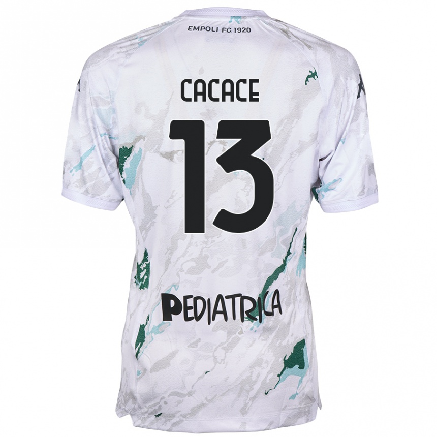 Niño Fútbol Camiseta Liberato Cacace #13 Gris 2ª Equipación 2024/25 México