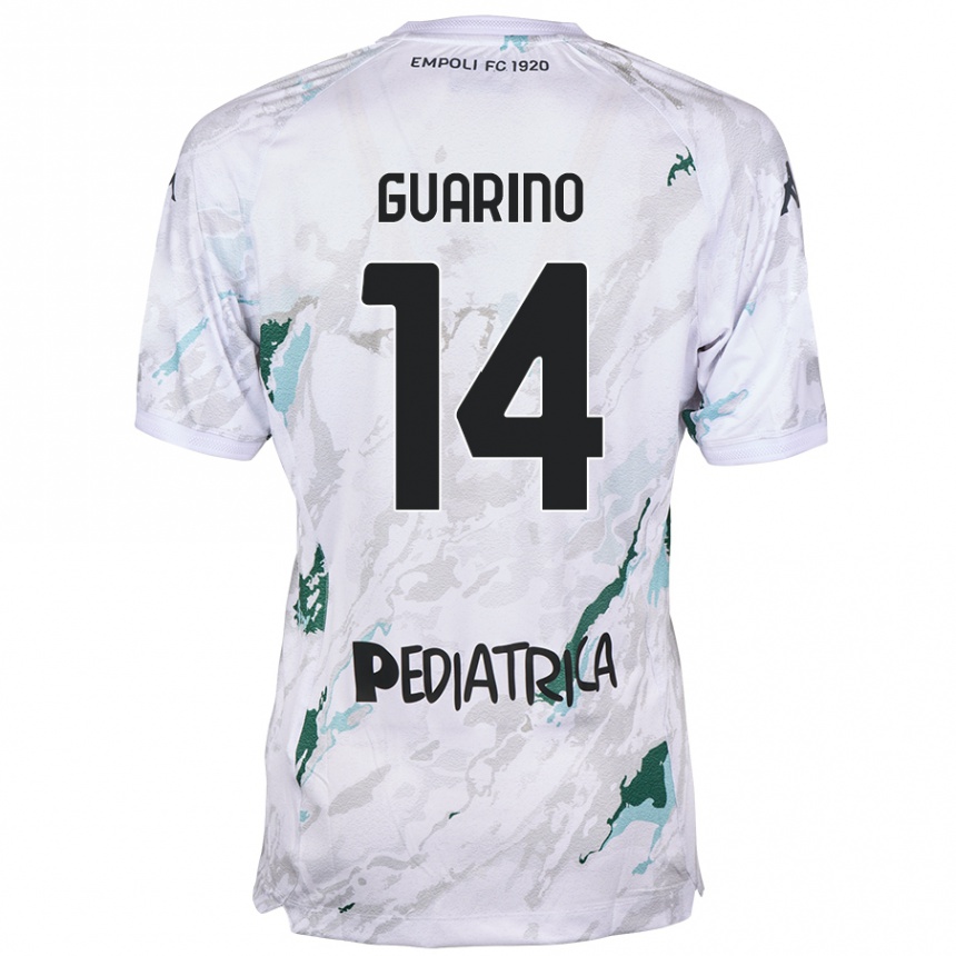 Niño Fútbol Camiseta Gabriele Guarino #14 Gris 2ª Equipación 2024/25 México