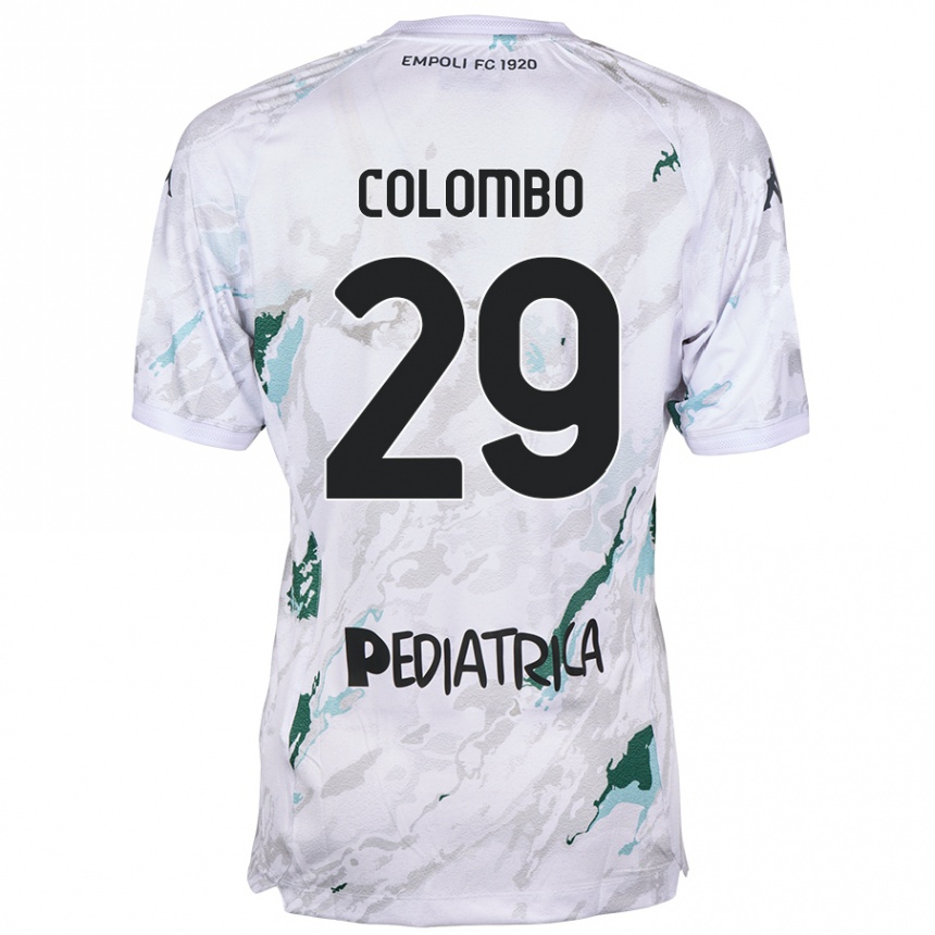 Niño Fútbol Camiseta Lorenzo Colombo #29 Gris 2ª Equipación 2024/25 México