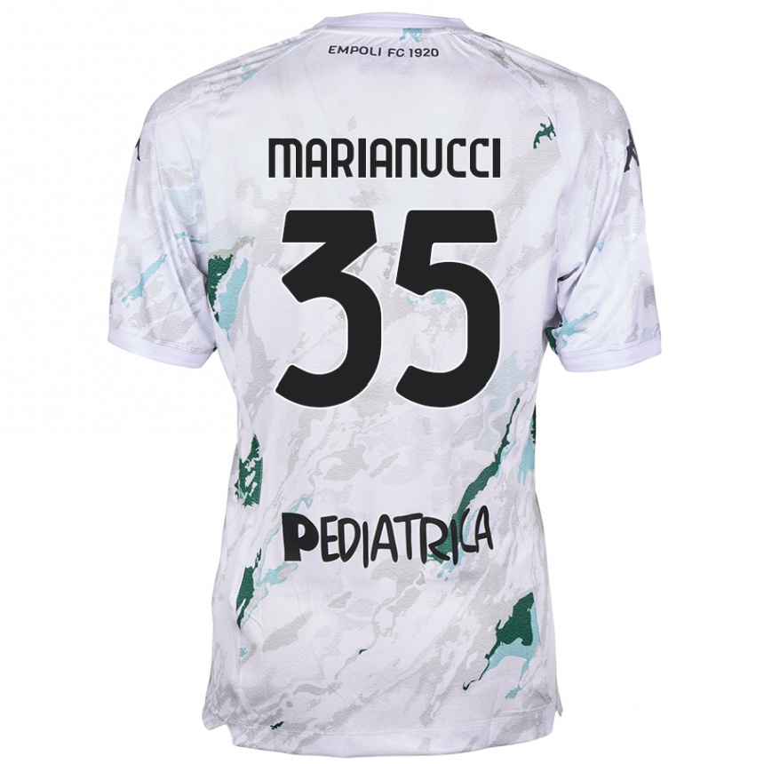 Niño Fútbol Camiseta Luca Marianucci #35 Gris 2ª Equipación 2024/25 México