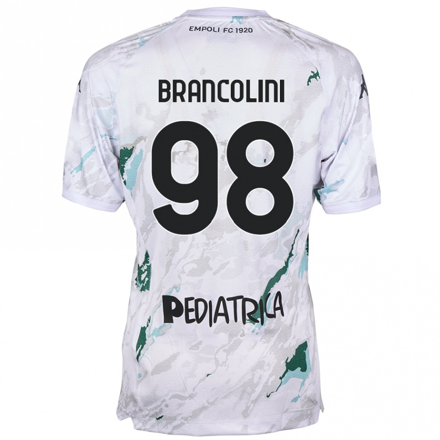 Niño Fútbol Camiseta Federico Brancolini #98 Gris 2ª Equipación 2024/25 México