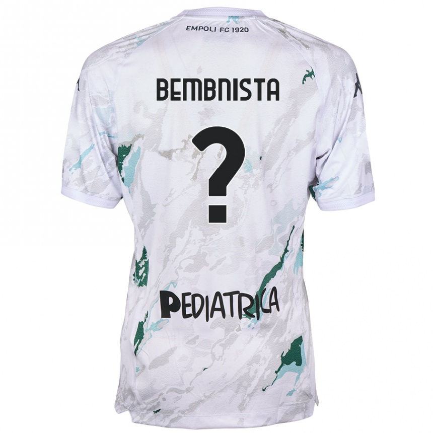 Niño Fútbol Camiseta Dawid Bembnista #0 Gris 2ª Equipación 2024/25 México