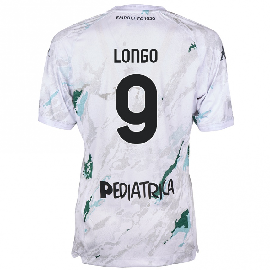 Niño Fútbol Camiseta Mattia Longo #9 Gris 2ª Equipación 2024/25 México