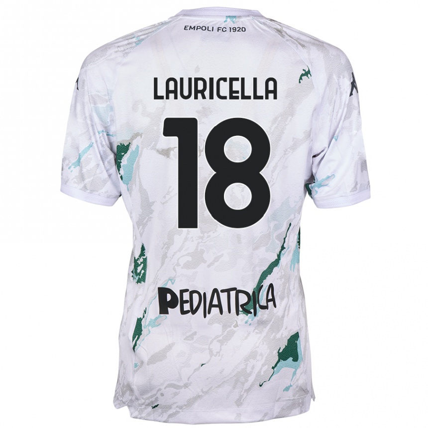 Niño Fútbol Camiseta Giovanni Lauricella #18 Gris 2ª Equipación 2024/25 México