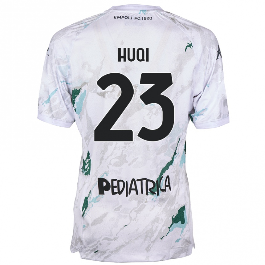 Niño Fútbol Camiseta Mattia Huqi #23 Gris 2ª Equipación 2024/25 México