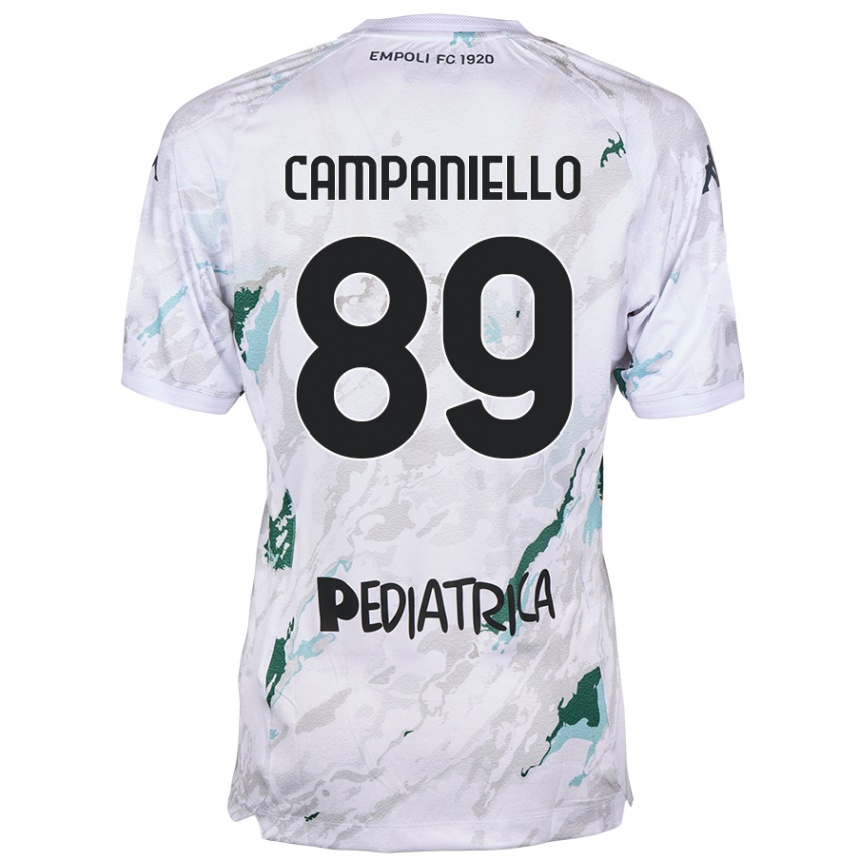 Niño Fútbol Camiseta Thomas Campaniello #89 Gris 2ª Equipación 2024/25 México