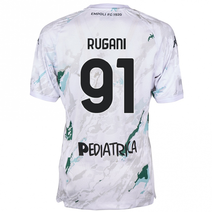 Niño Fútbol Camiseta Tommaso Rugani #91 Gris 2ª Equipación 2024/25 México