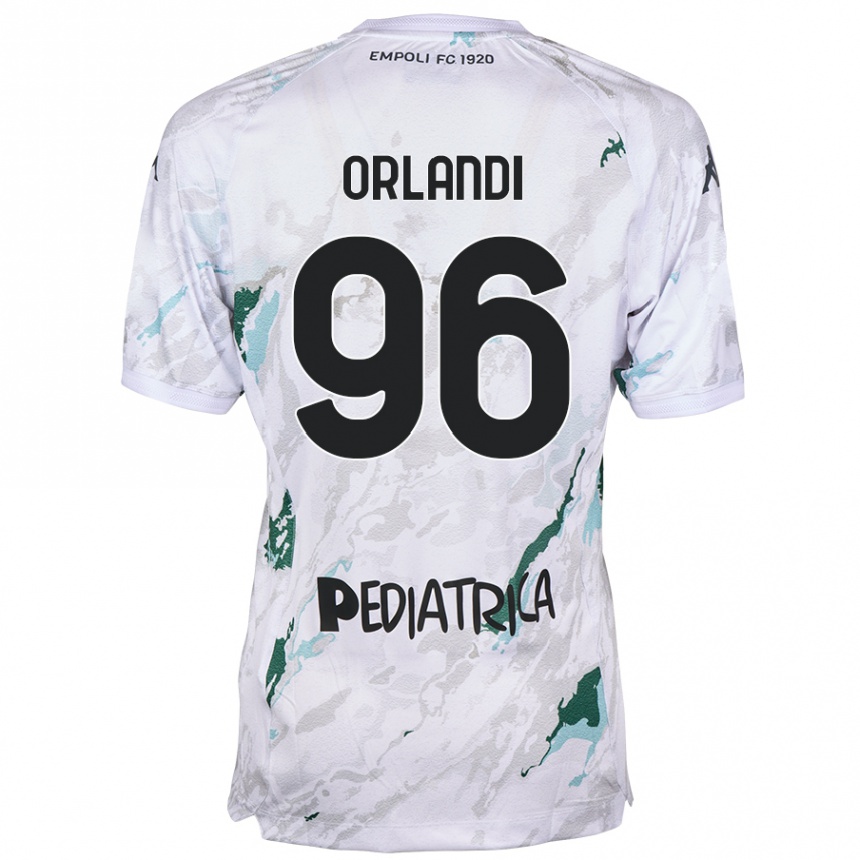 Niño Fútbol Camiseta Andrea Orlandi #96 Gris 2ª Equipación 2024/25 México