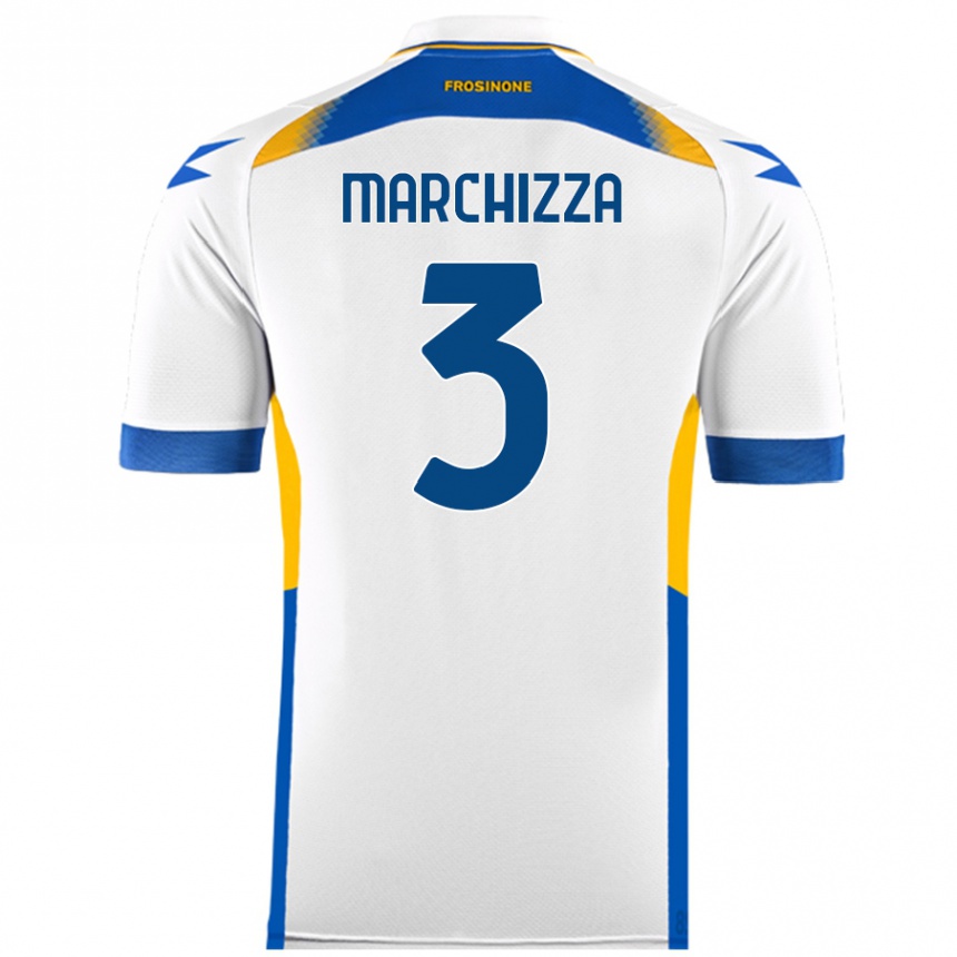 Niño Fútbol Camiseta Riccardo Marchizza #3 Blanco 2ª Equipación 2024/25 México