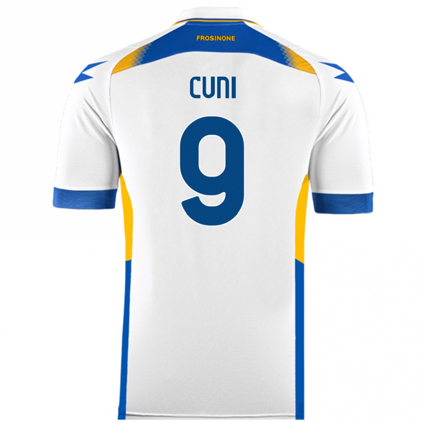 Niño Fútbol Camiseta Marvin Cuni #9 Blanco 2ª Equipación 2024/25 México