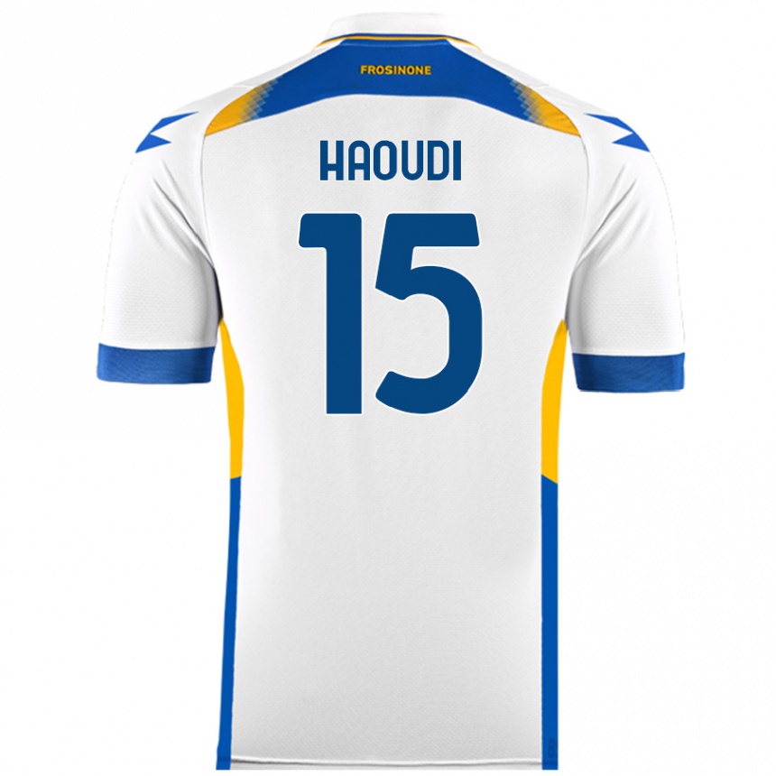 Niño Fútbol Camiseta Hamza Haoudi #15 Blanco 2ª Equipación 2024/25 México